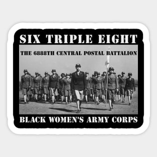 6888 Six Triple Eight Battalion Sticker